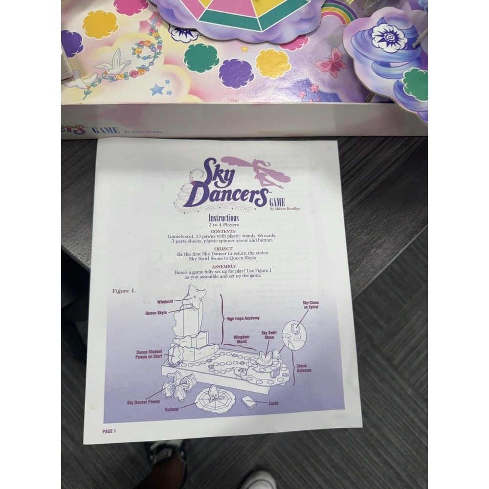 Vintage Dancers Board Game Milton Bradley 1995 RARE Complete w/ Instructions - Picture 2 of 5